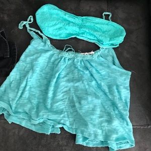 Crop top with a bralette